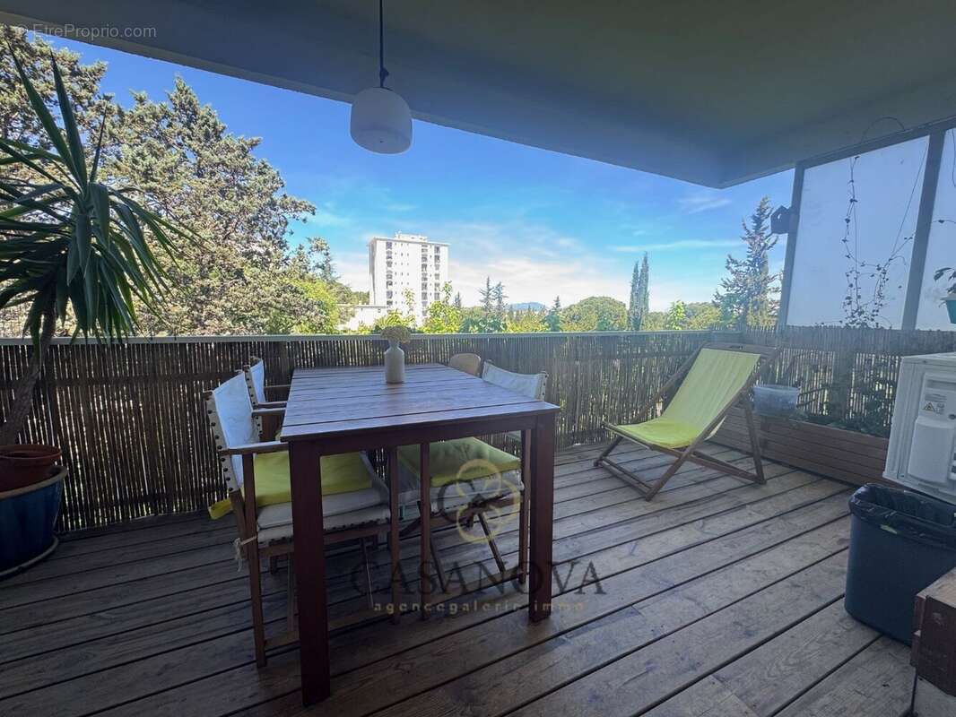 Appartement 3 pièces Montpellier École d'Agriculture  Terrasse, vue Pic Saint-Loup, parking, cave - photo 4