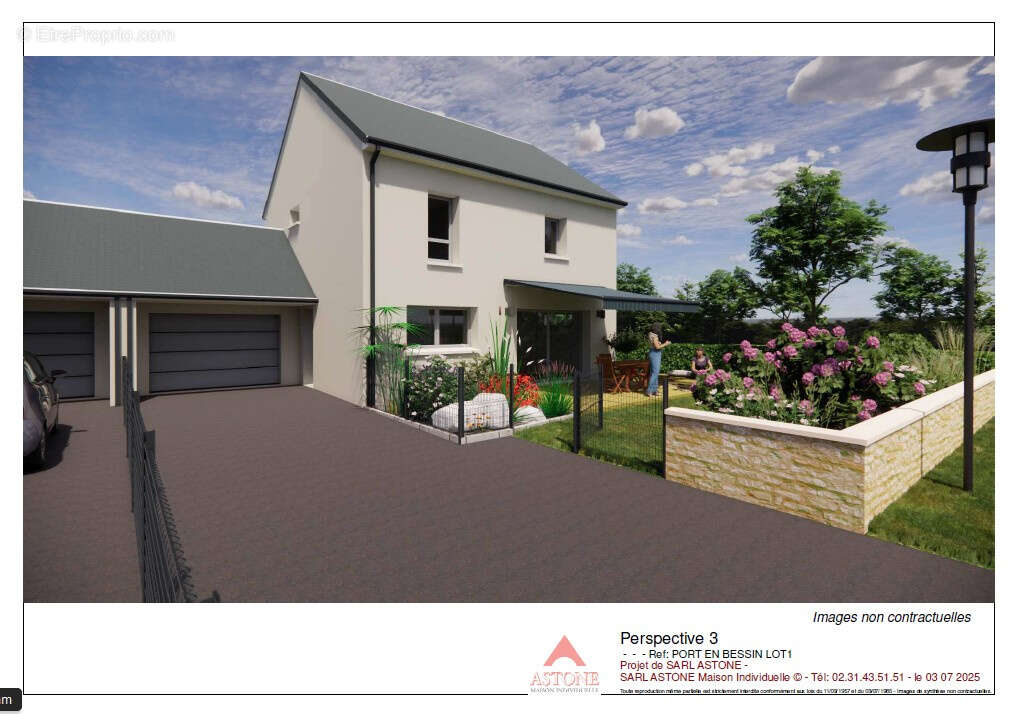 Maison à PORT-EN-BESSIN-HUPPAIN