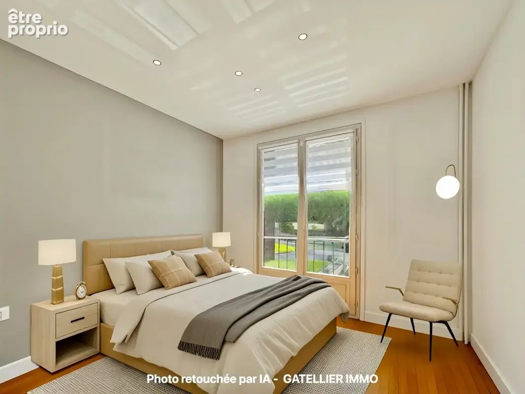 96 m² – 3 chambres + possibilité 4 – Parc arboré – Gare à pied - photo 11