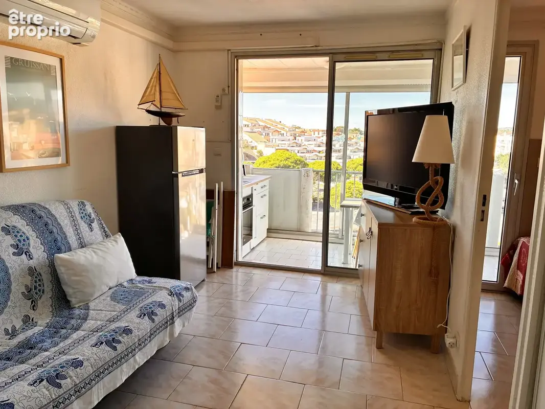 Gruissan rive droite - appartement t2 avec terrasse et place de parking privative - photo 7
