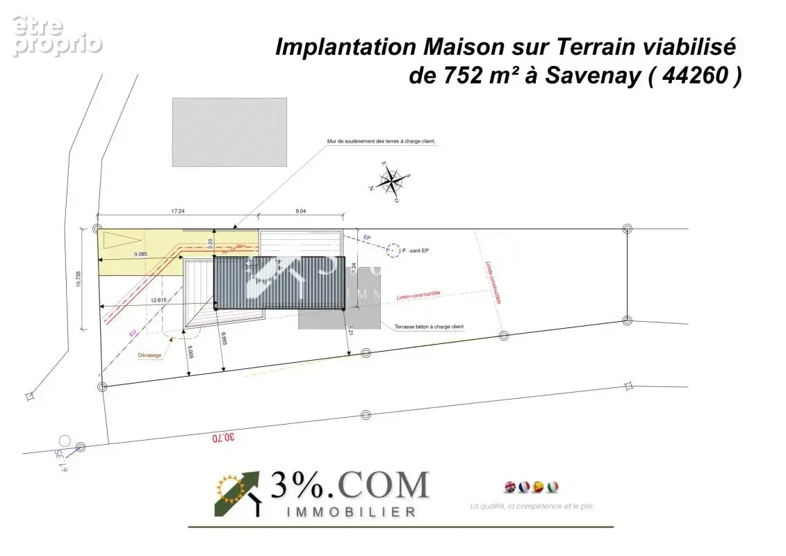 Terrain Constructible VIABILISÉ de 752 m2 - photo 4