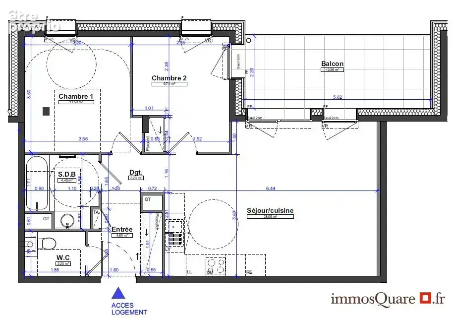 Appartement 62 m² à Crolles  - photo 7
