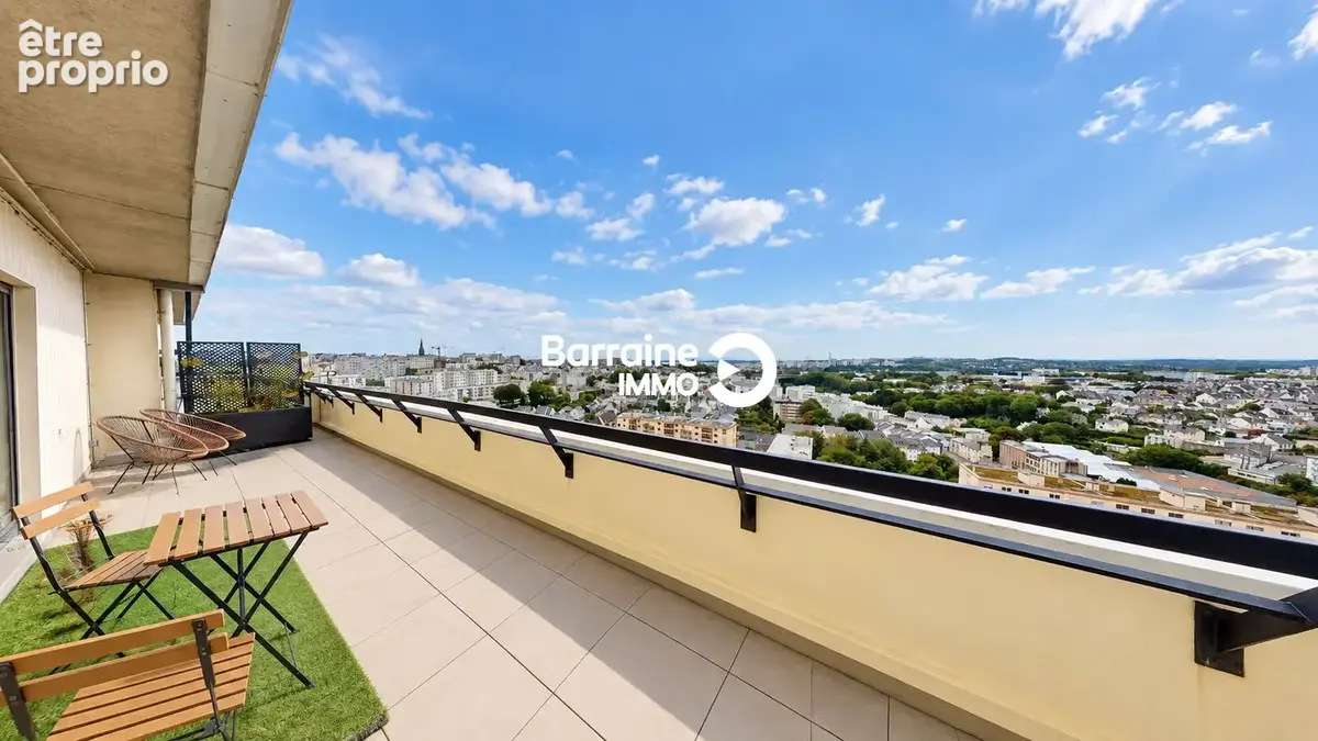 A vendre brest kerinou appartement t2 40m2 dernier etage - terrasse 49m² - photo 12