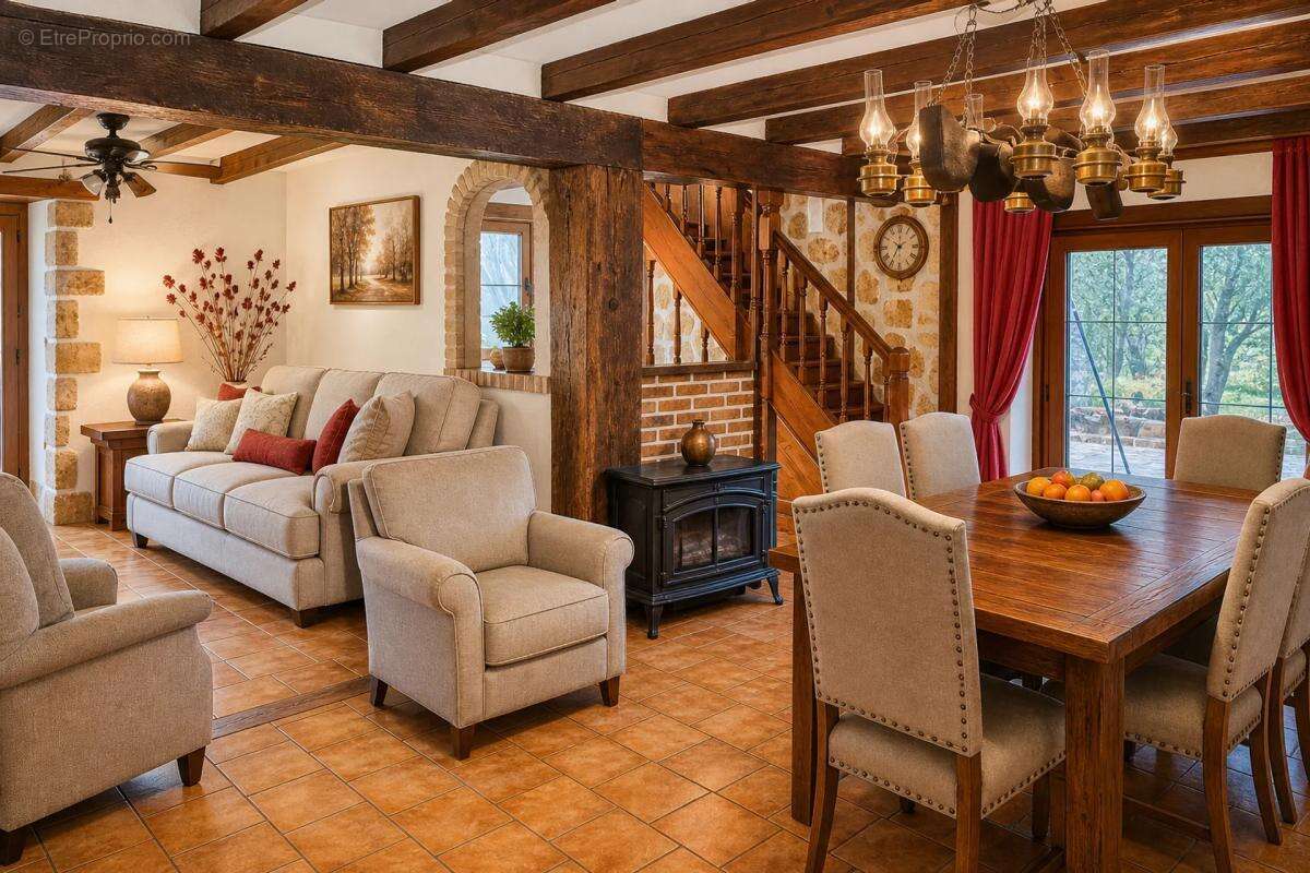 Maison rénovée avec jardin paisible à Oradour-Fanais - photo 2