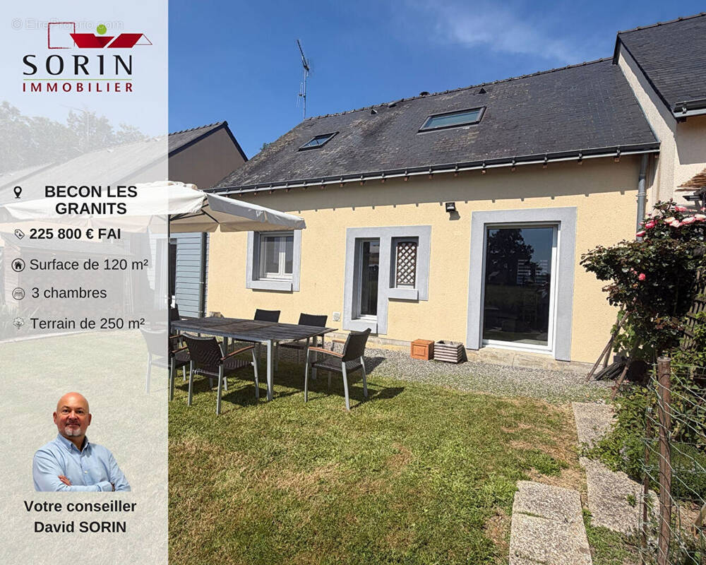 Maison à BECON-LES-GRANITS