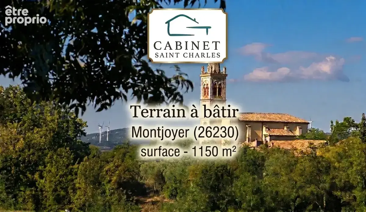 Photo Terrain à Montjoyer au prix de 109 000€