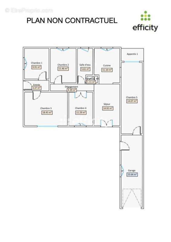 Maison 106 m² à Marennes  - photo 16