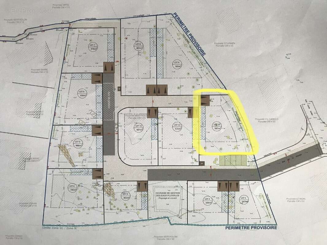 Terrain à CONCARNEAU