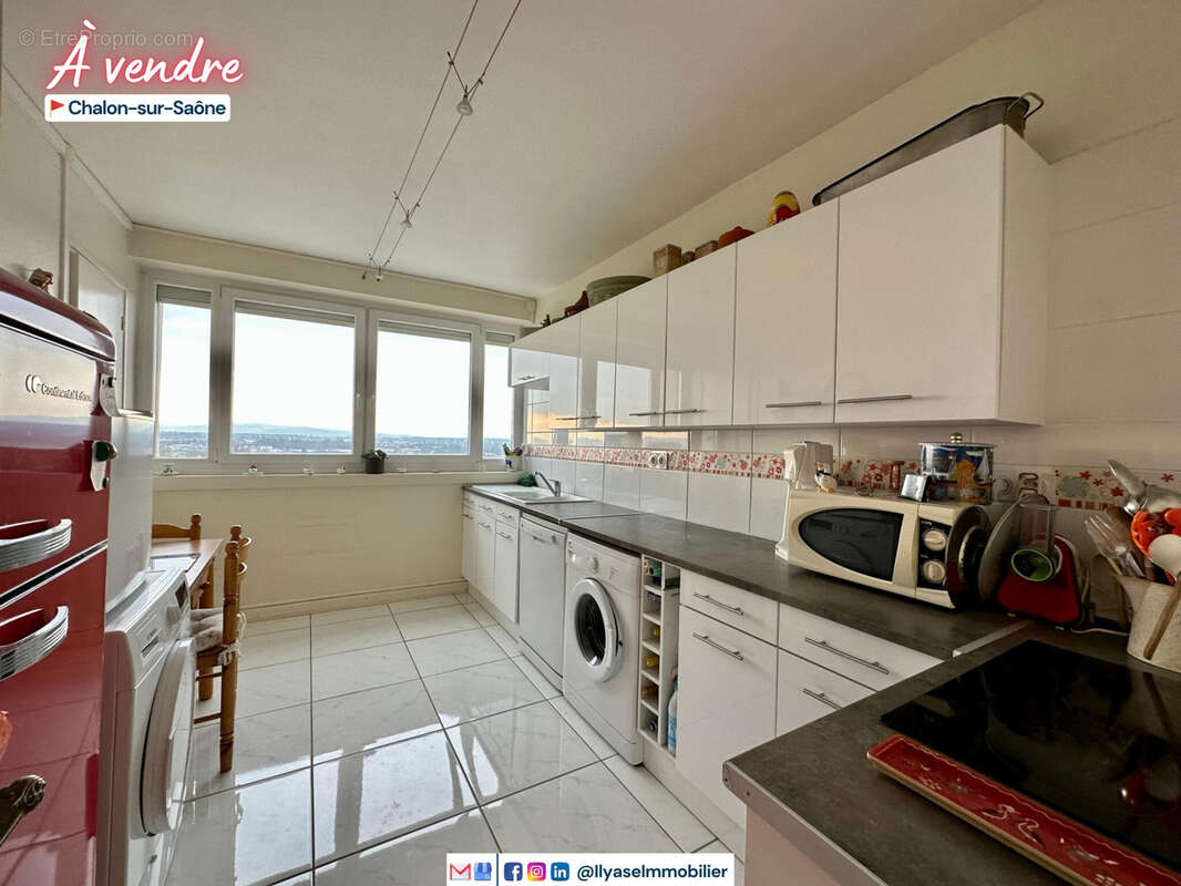T4  130 m2  double balcon  chalon s/s - photo 10