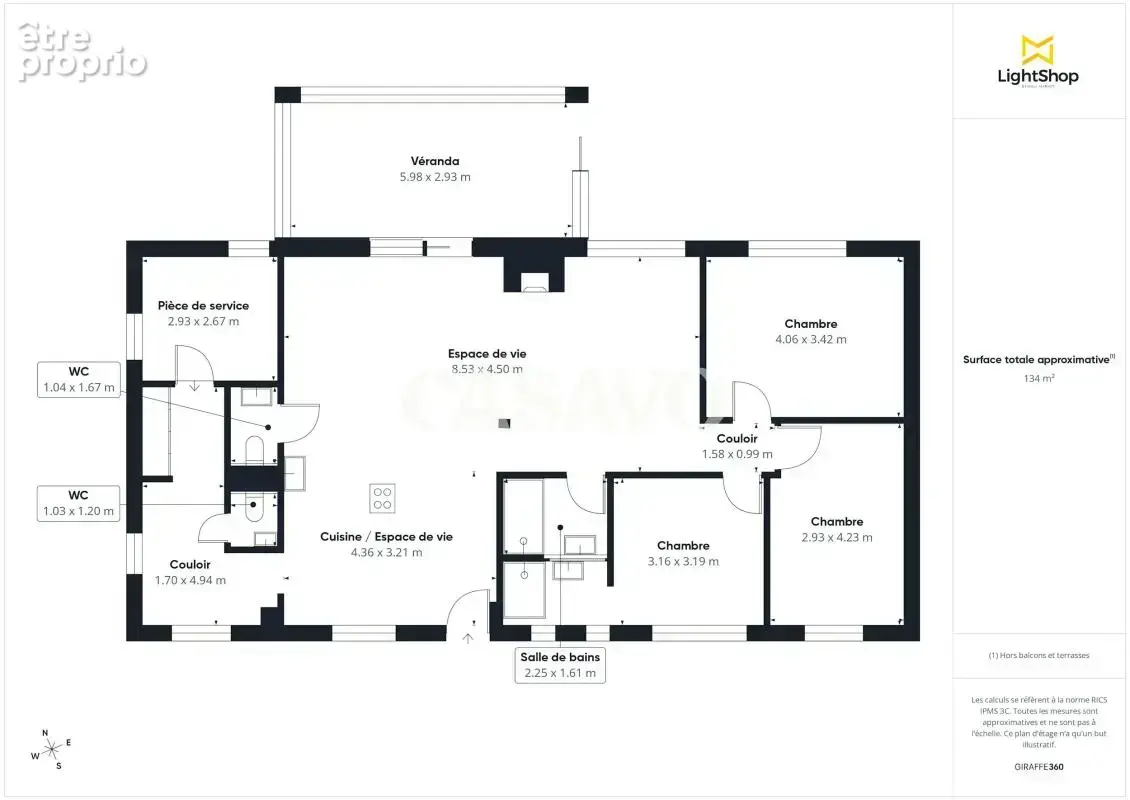 Vente Maison 4 pièces de 138m² - 33370 Pompignac - photo 5