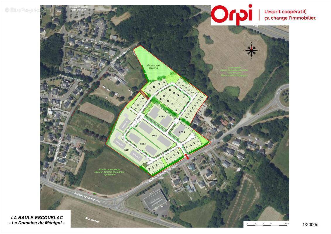 Terrain à LA BAULE-ESCOUBLAC