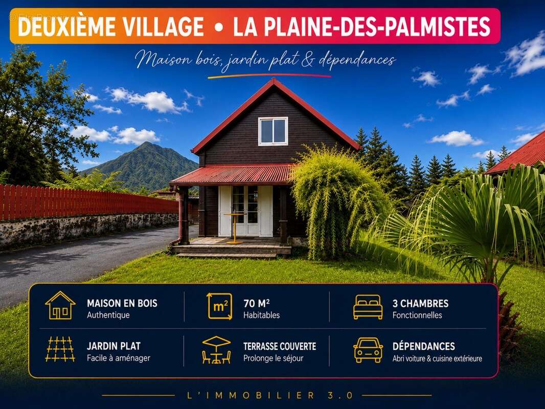 Maison 70 m² à La Plaine-Des-Palmistes  - photo 2