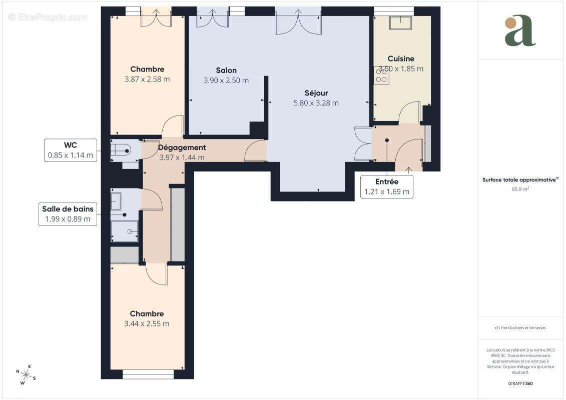 Appartement à PARIS-12E