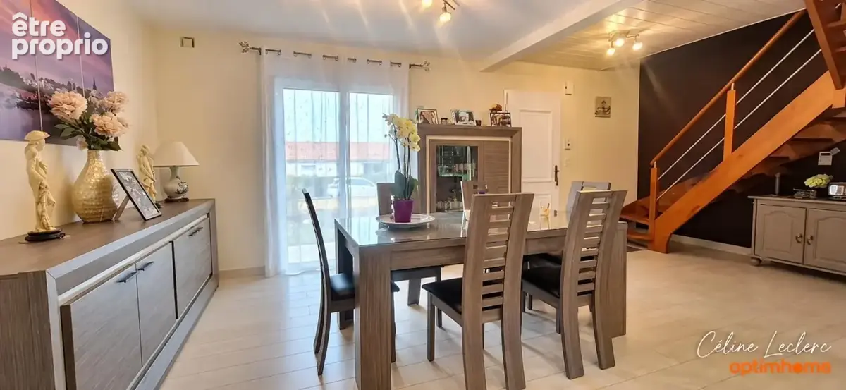 Chauche – maison familiale de 161 m² – 5 chambres – piscine – pièce de vie de 58,75 m² - photo 5