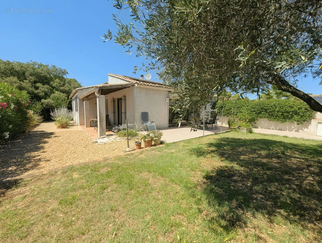Villetelle   Élégante villa de plain-pied rénovée avec piscine et magnifique terrain arboré de plus de 1 000 m - photo 4