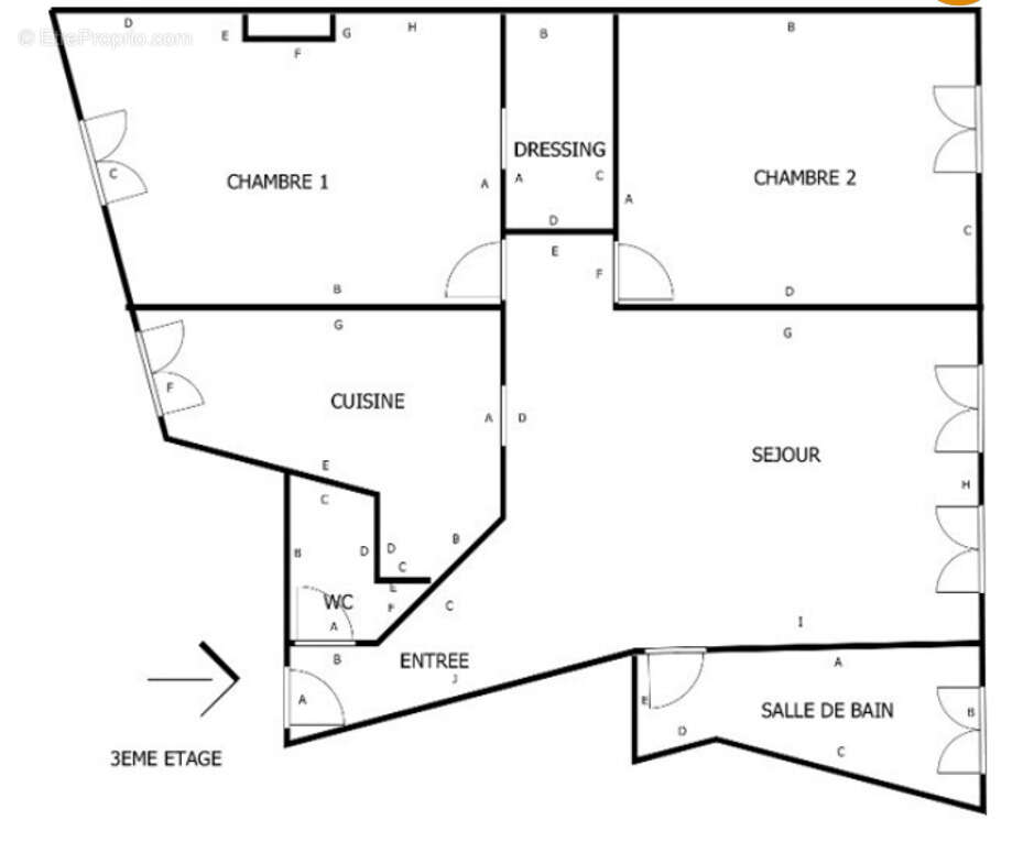 Appartement à BOULOGNE-BILLANCOURT