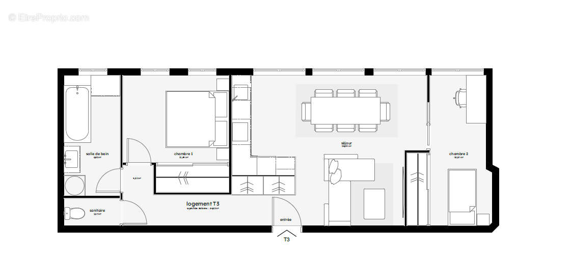 Appartement à MORTEAU