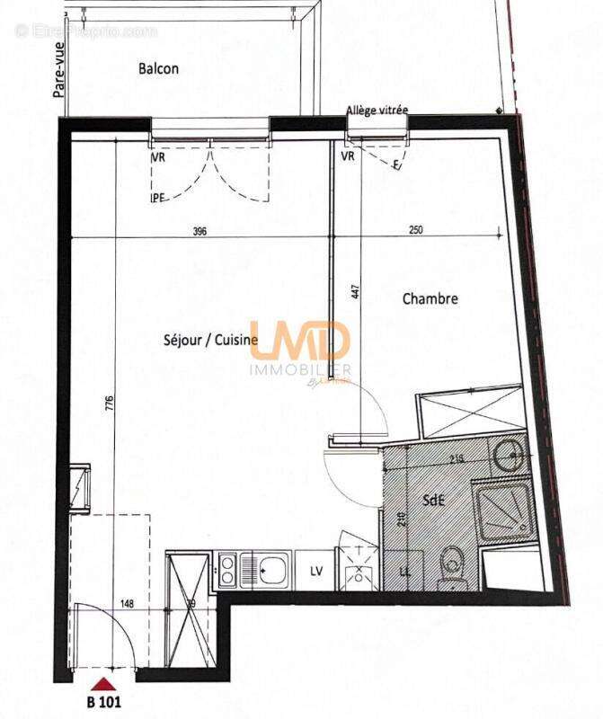 Appartement T2 lumineux de 46 m² avec balcon et parking privatif - photo 9