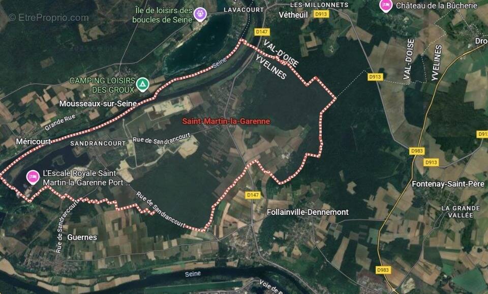 Terrain à SAINT-MARTIN-LA-GARENNE