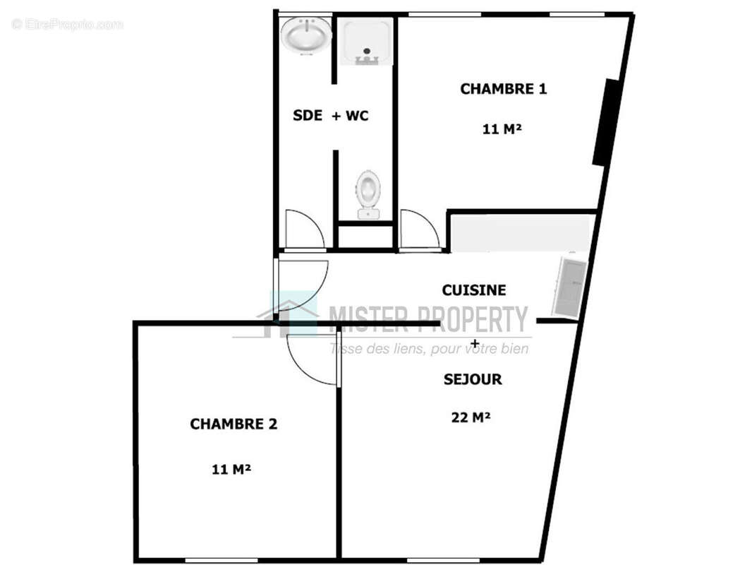 Appartement à COURBEVOIE