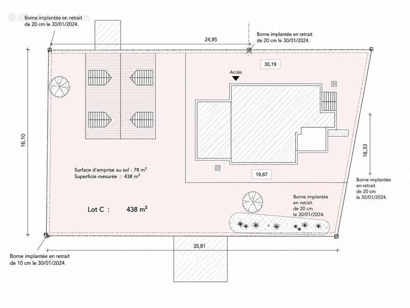 Projet 438 - Terrain à bâtir de 438m² YERMENONVILLE (28) - photo 4