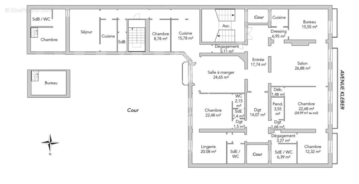 Appartement à PARIS-16E