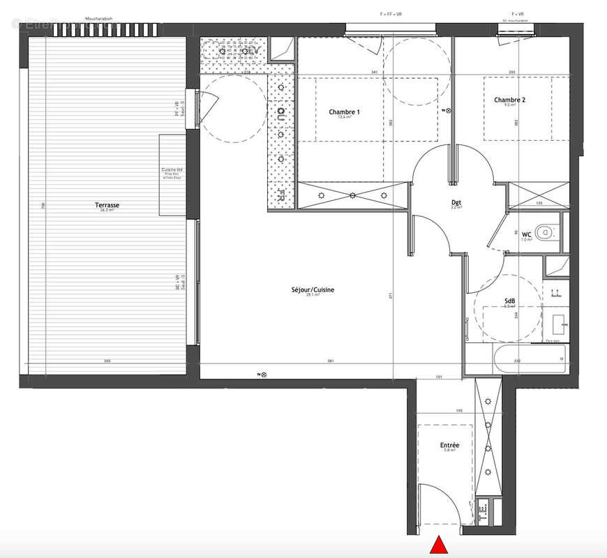 Appartement T3 - Lattes - photo 3