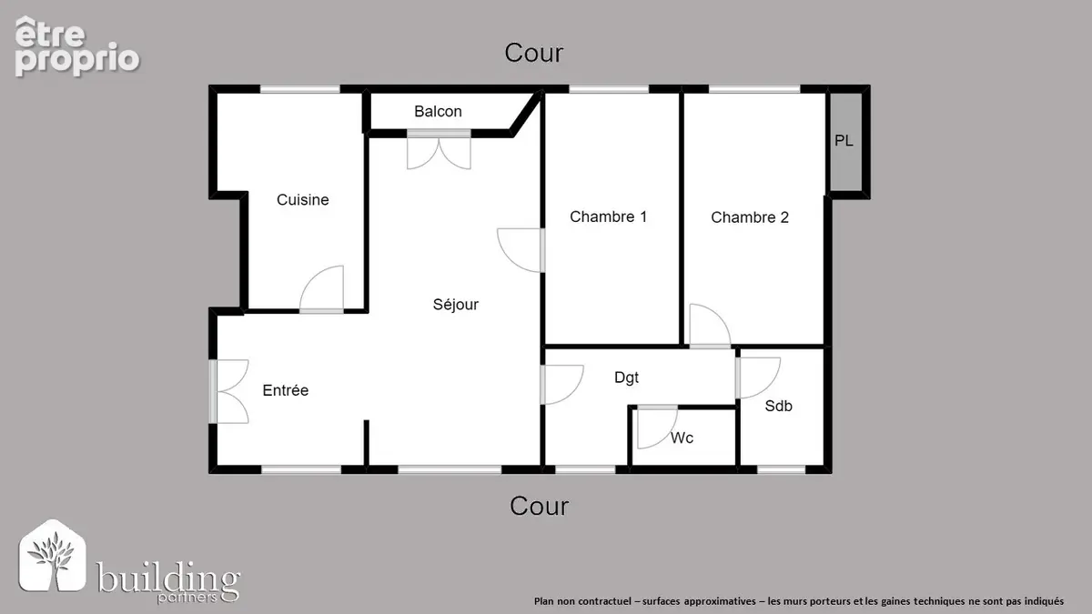 Ternes-Maillot Paris 17ème - Appartement 4 pièces 68,98 m² avec 2,15 m² de balcon - photo 3