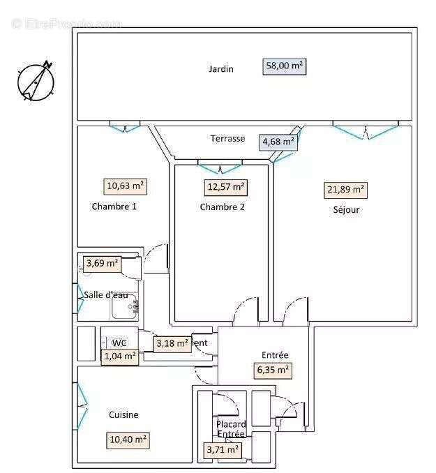 Appartement à ASNIERES-SUR-SEINE