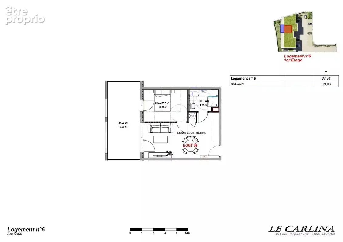 Vente Appartement Morestel(38510) 162 600ï¿œ - photo 2