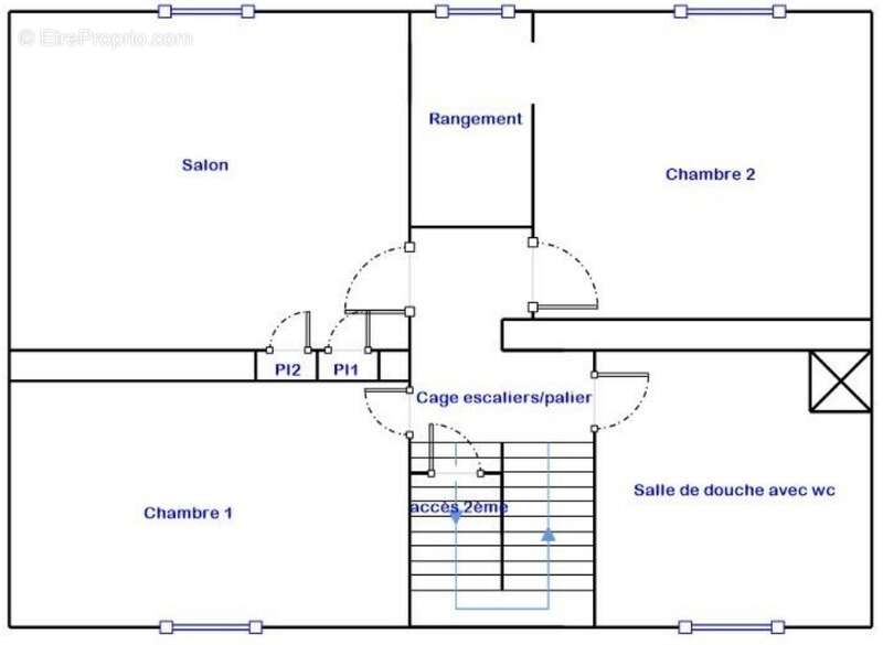 Authenticité et espace : grande maison mitoyenne en pierre avec 5 chambres à vendre à CHINDRIEUX avec garage et terrain proche d - photo 26