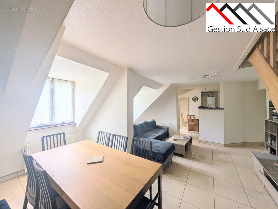 Appartement 3 pièces 63 m² · à Thann · 63,1 m² · 70 850 €