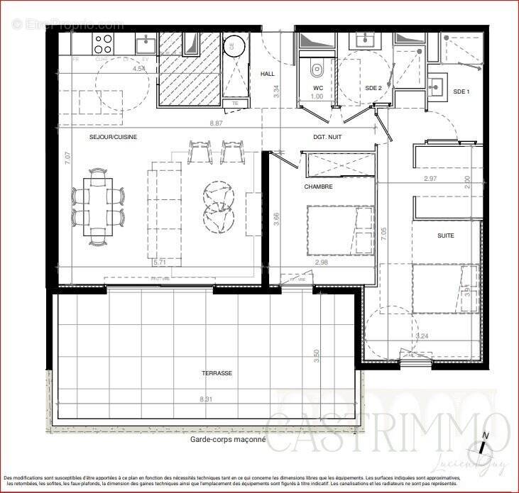 Appartement à BAILLARGUES
