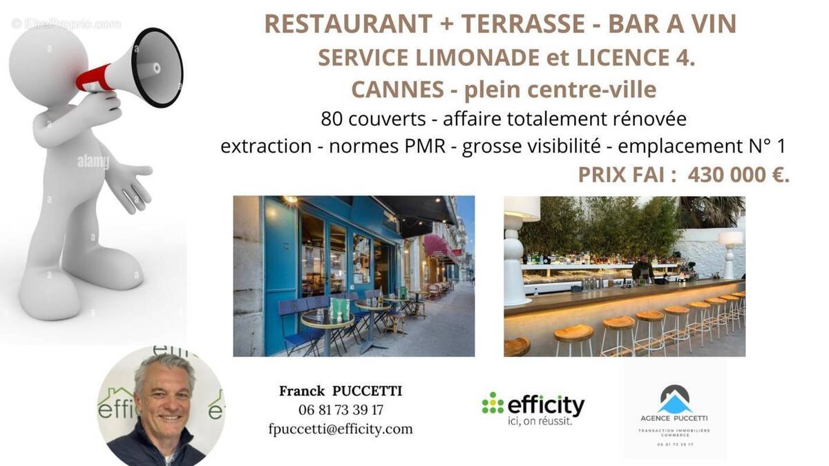 Commerce à CANNES
