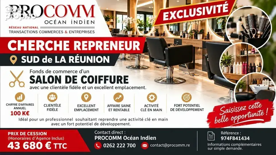 Commerce 75 m² à vendre à Saint-Joseph (97480) - photo 1