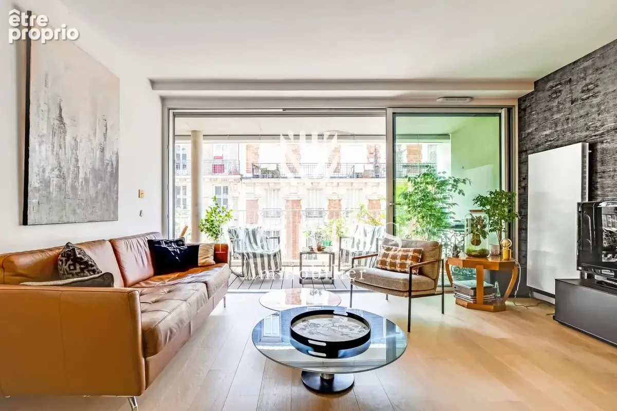 Paris xviii - appartement 2 piéces - terrasse - refait à neuf - jules joffrin - photo 2