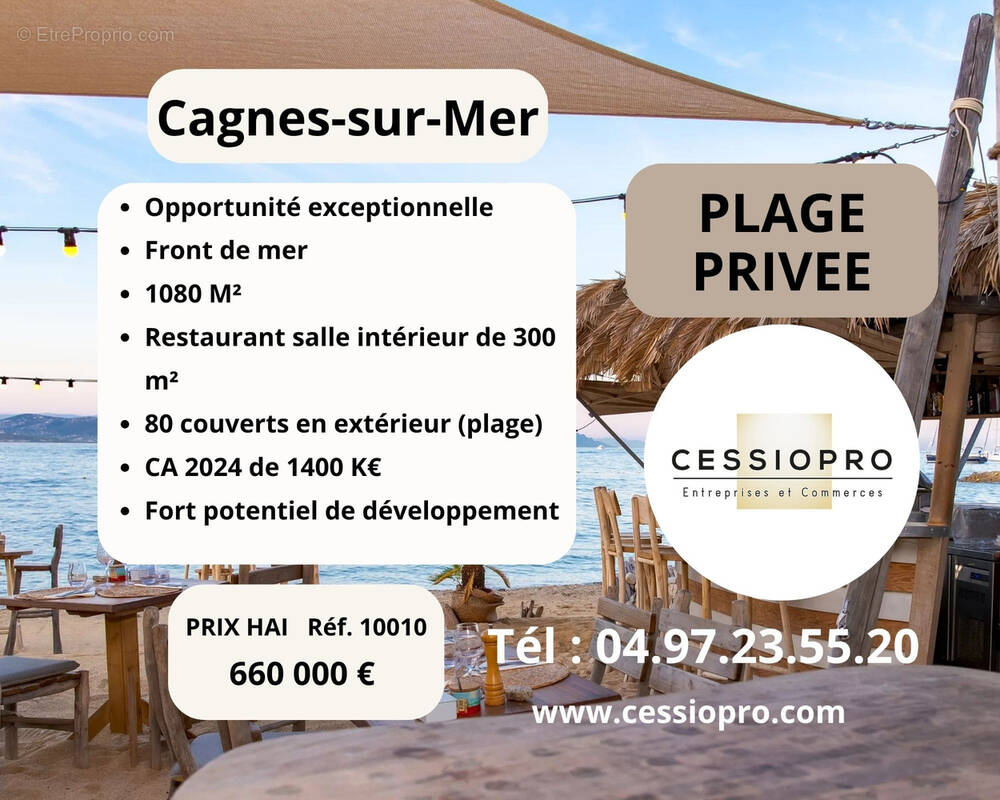 Commerce à CAGNES-SUR-MER