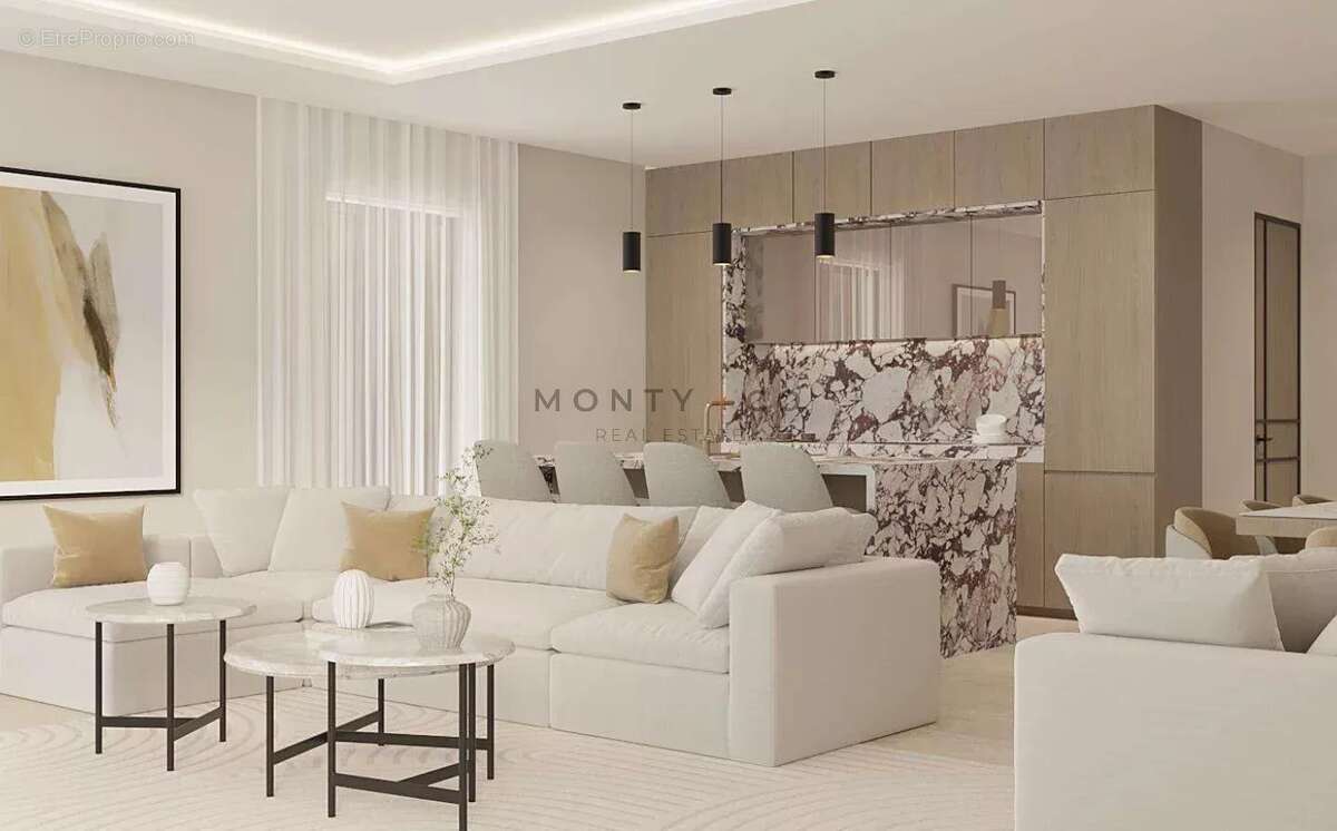 Vente appartement contemporain 3 chambres avec jardin privatif et vue mer – Éze - photo 6