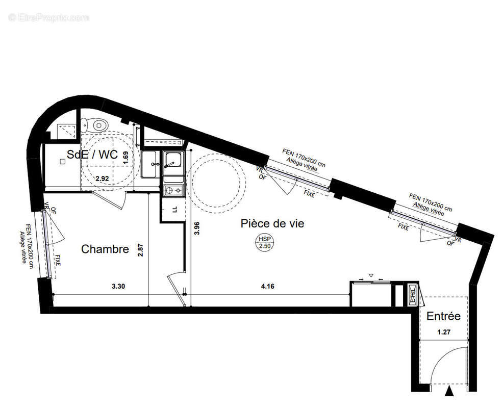 Opportunité Studio et T2 RENNES BEAULIEU - photo 3