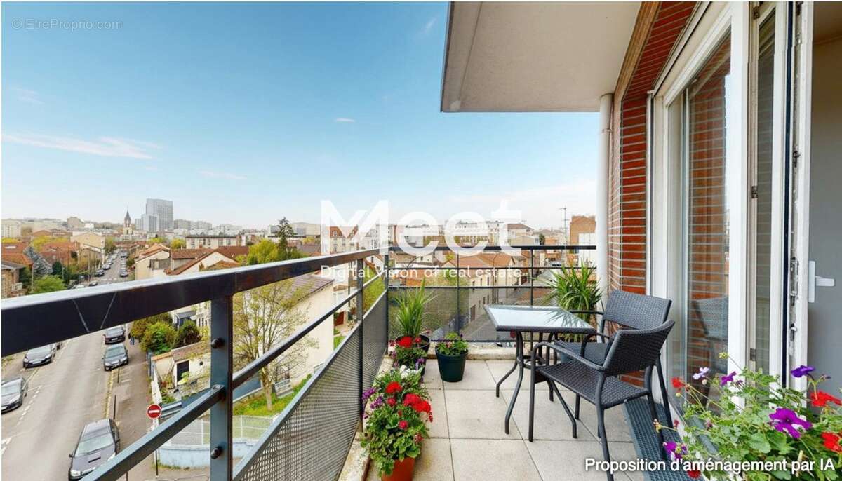 3 pieces - immeuble récent - balcon - vue dégagée - photo 3