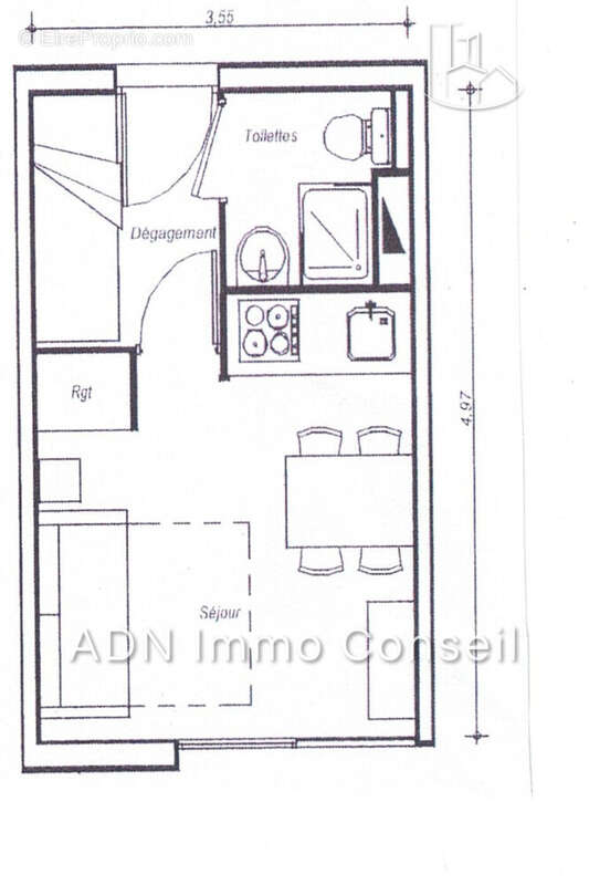Appartement 16 m² à Bolquere  - photo 2
