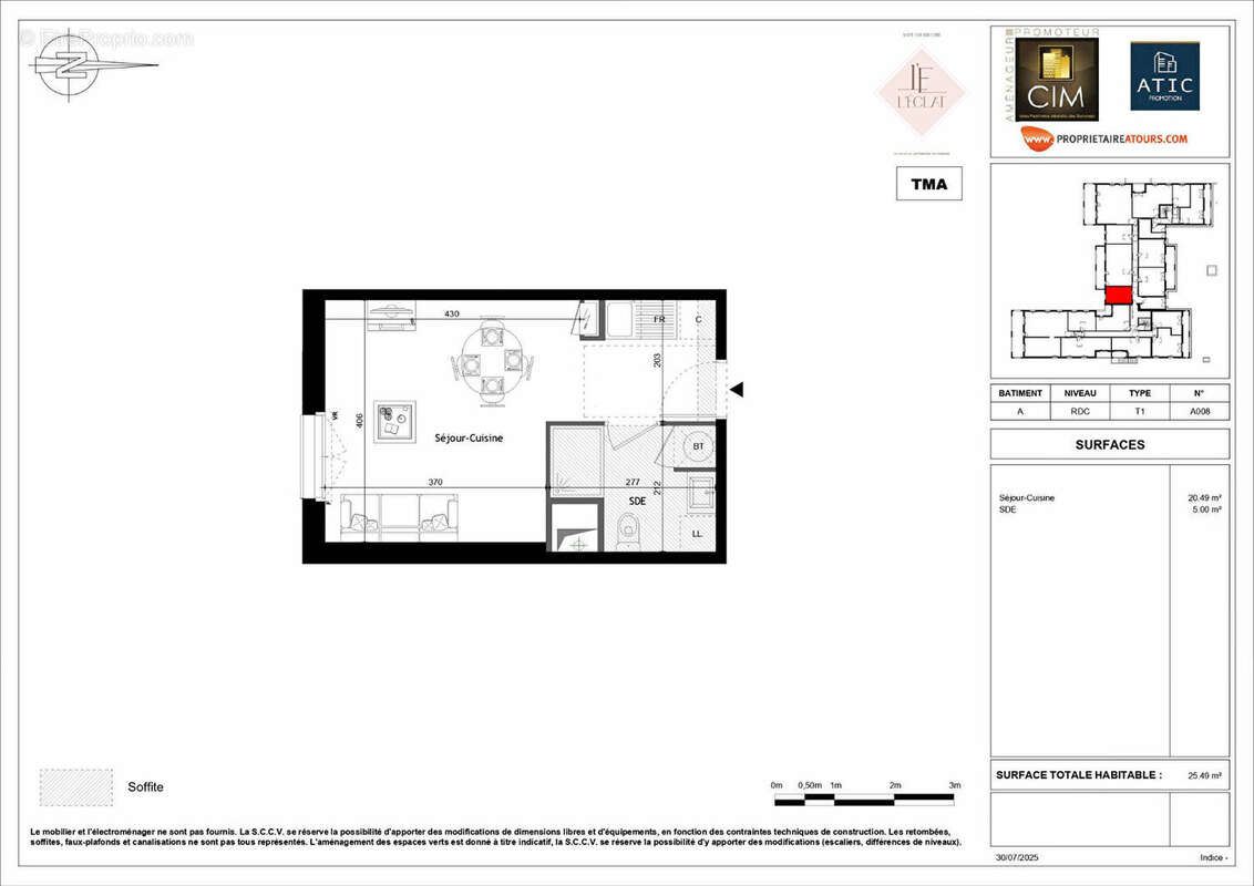 Appartement à SAINT-CYR-SUR-LOIRE