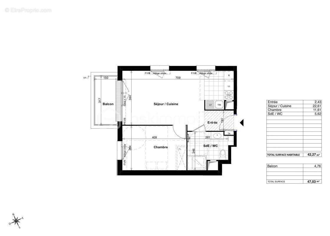 Appartement à BOIS-D'ARCY