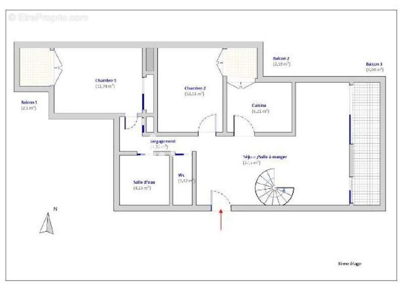 Appartement à BOULOGNE-BILLANCOURT