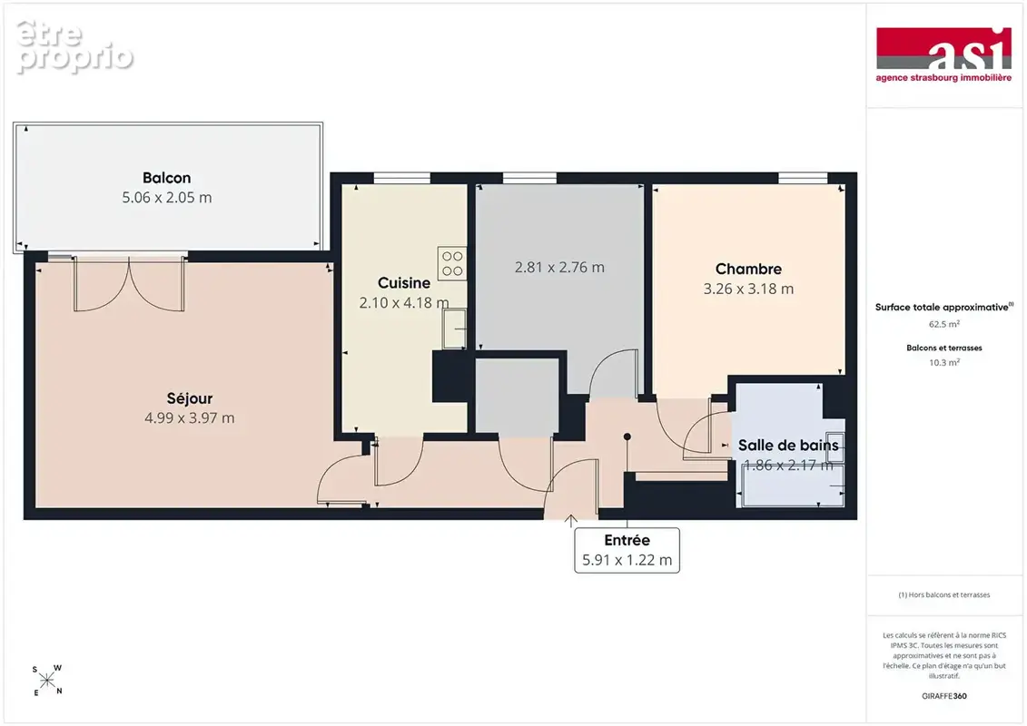 Appartement 3 Pièces 63,50 m² Strasbourg - Cronenbourg - photo 11