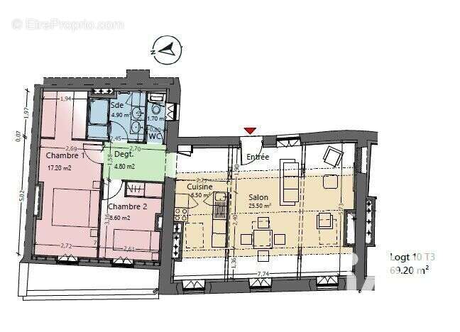 Photo 2 - Appartement à CLERMONT-FERRAND