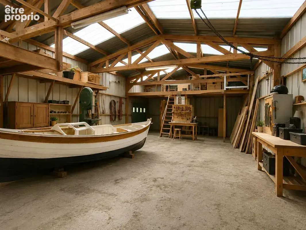 Le Foeil Grande maison, studio, atelier et terrain constructible - photo 13