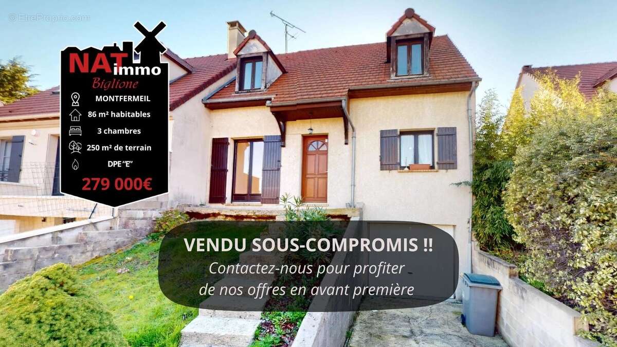 Maison à MONTFERMEIL