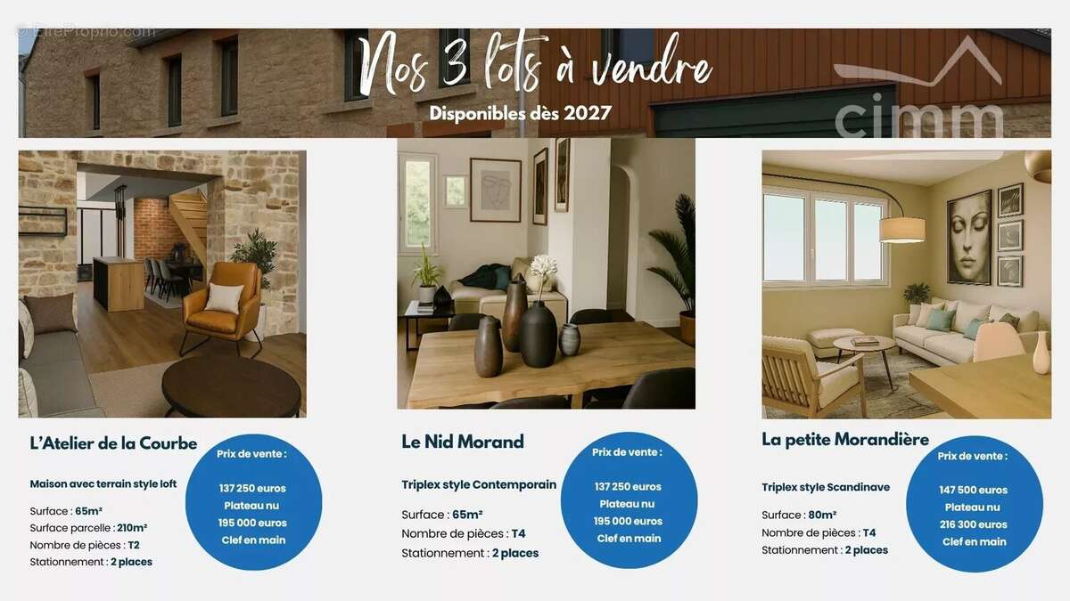 Appartement à BOURG-DES-COMPTES