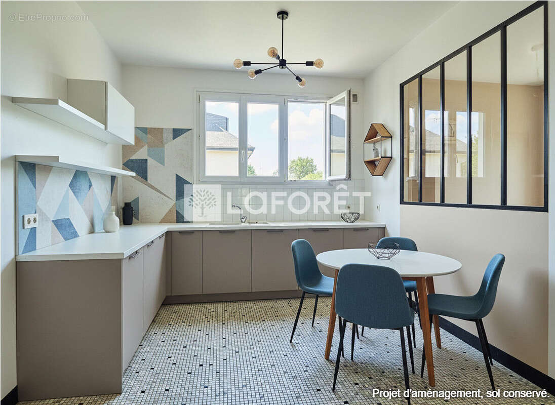 Maison MORDELLES, 3 chambres, 91,50 m2, parcelle 698 m2 - photo 4